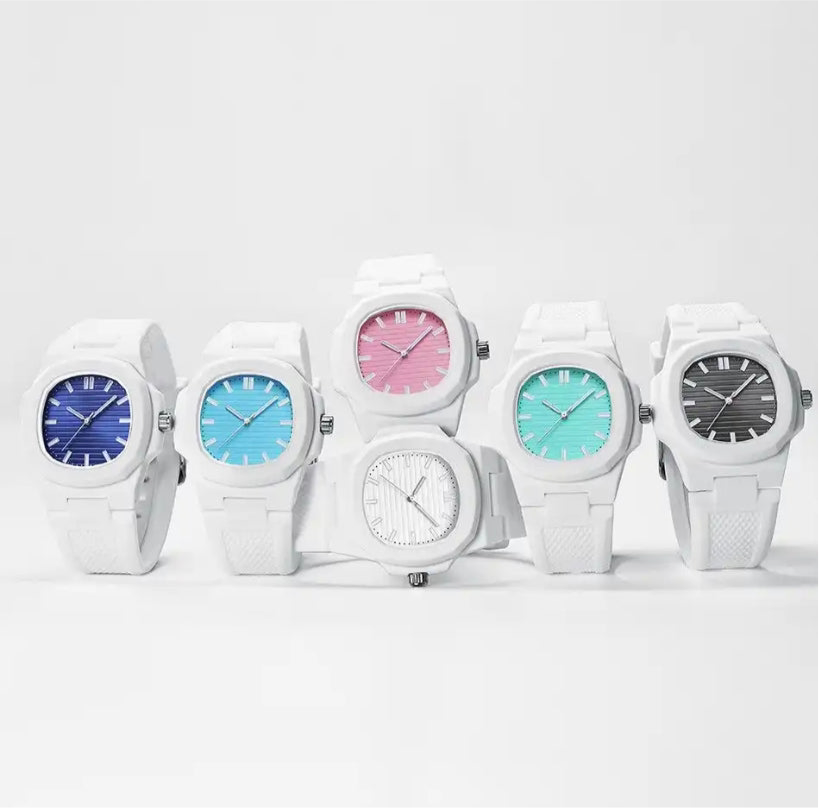 “Snowy” quartz watch