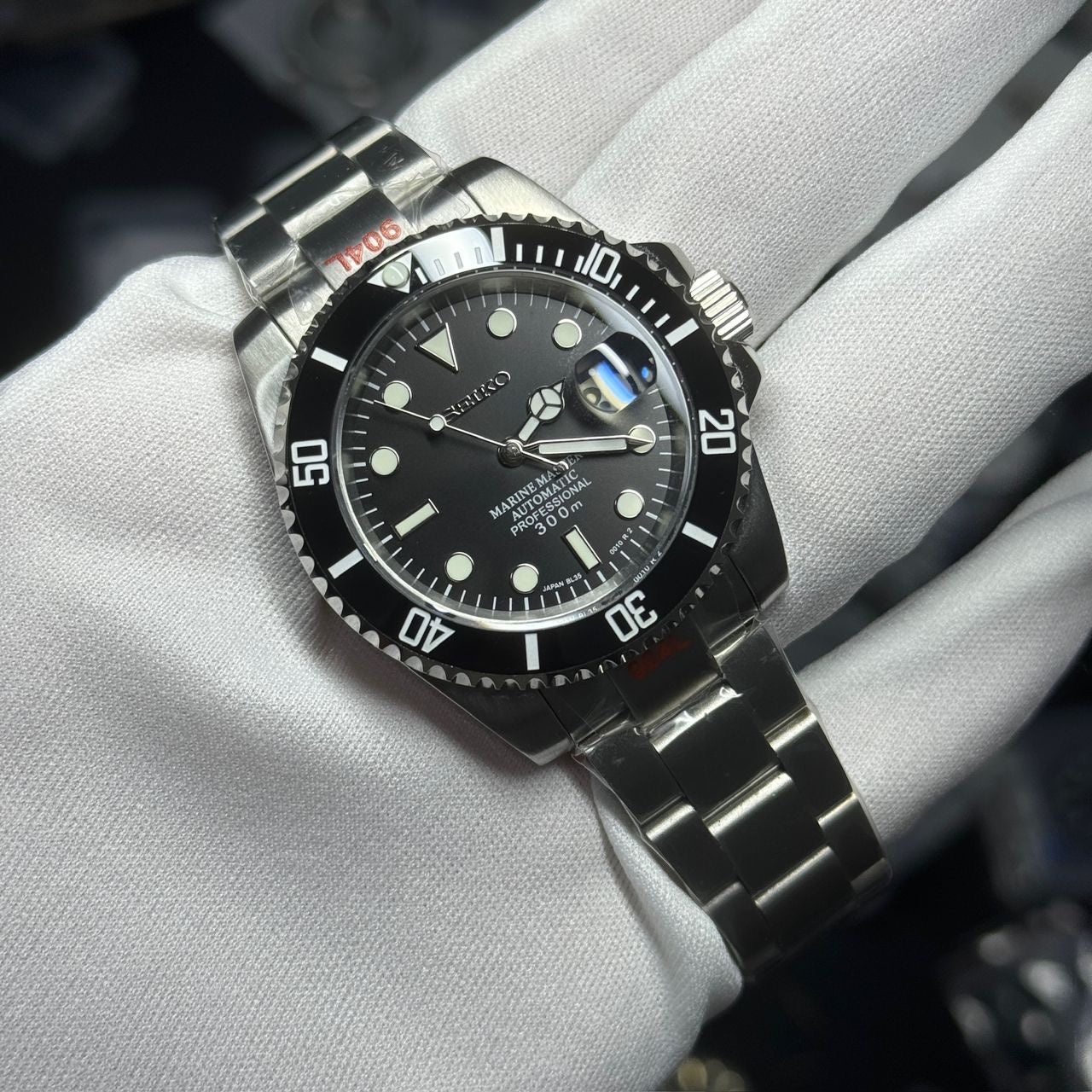 Seiko submariner black 